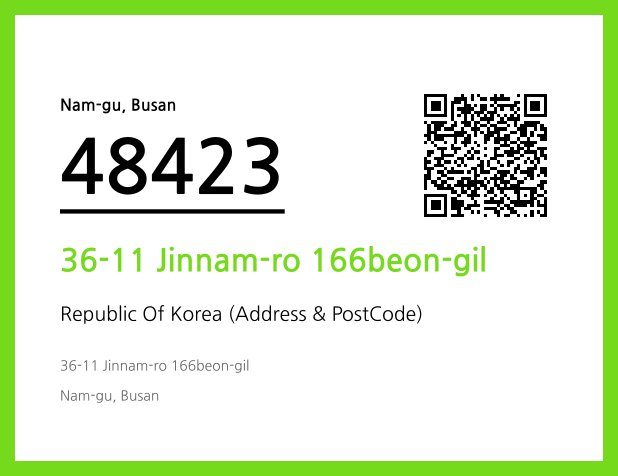 CC BY 4.0 Address and Postal Code QR Code Image (CC BY 4.0)