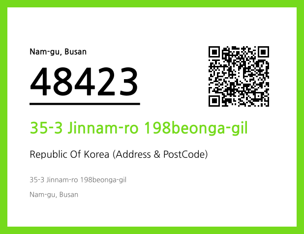 CC BY 4.0 Address and Postal Code QR Code Image (CC BY 4.0)