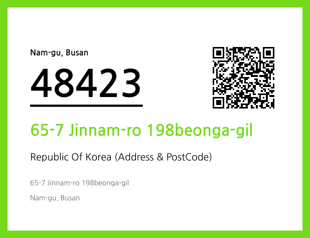 CC BY 4.0 Address and Postal Code QR Code Image (CC BY 4.0)