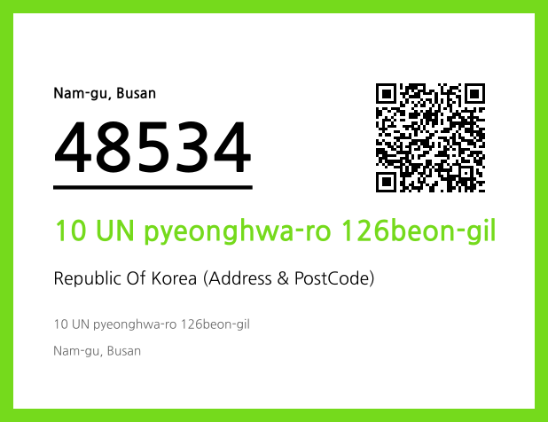 CC BY 4.0 Address and Postal Code QR Code Image (CC BY 4.0)
