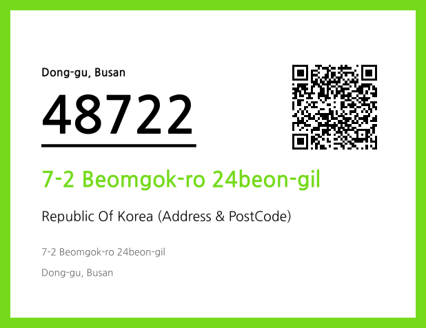 CC BY 4.0 Address and Postal Code QR Code Image (CC BY 4.0)