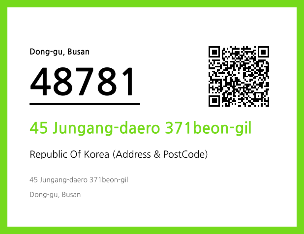 CC BY 4.0 Address and Postal Code QR Code Image (CC BY 4.0)