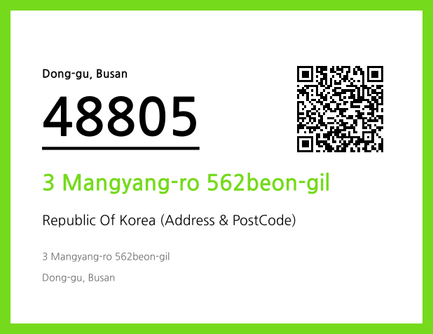 CC BY 4.0 Address and Postal Code QR Code Image (CC BY 4.0)