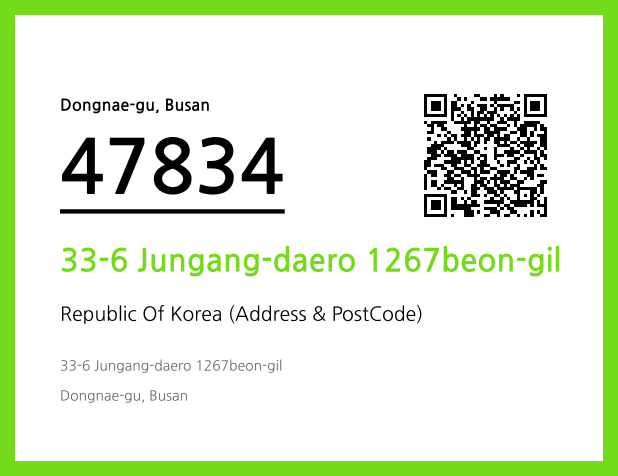 CC BY 4.0 Address and Postal Code QR Code Image (CC BY 4.0)