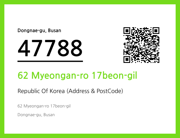 CC BY 4.0 Address and Postal Code QR Code Image (CC BY 4.0)