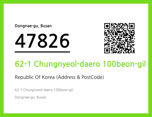 CC BY 4.0 Address and Postal Code QR Code Image (CC BY 4.0)