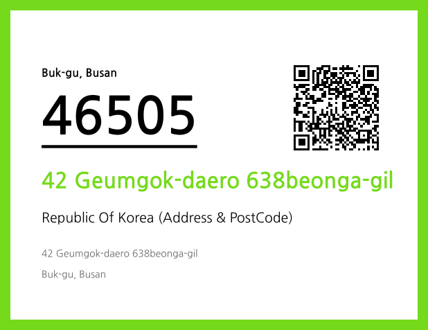 CC BY 4.0 Address and Postal Code QR Code Image (CC BY 4.0)