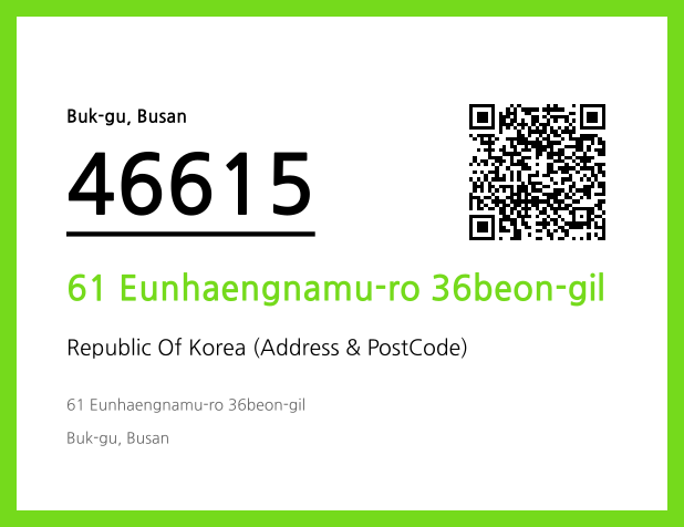 CC BY 4.0 Address and Postal Code QR Code Image (CC BY 4.0)