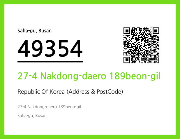 CC BY 4.0 Address and Postal Code QR Code Image (CC BY 4.0)