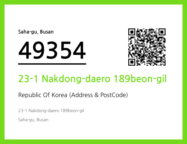 CC BY 4.0 Address and Postal Code QR Code Image (CC BY 4.0)