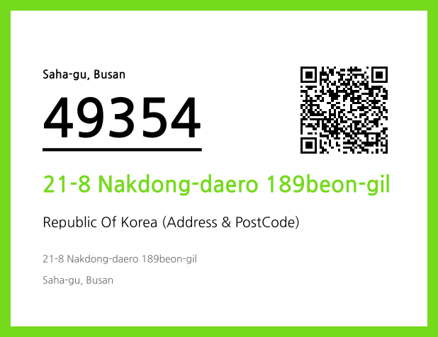 CC BY 4.0 Address and Postal Code QR Code Image (CC BY 4.0)