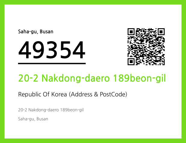 CC BY 4.0 Address and Postal Code QR Code Image (CC BY 4.0)