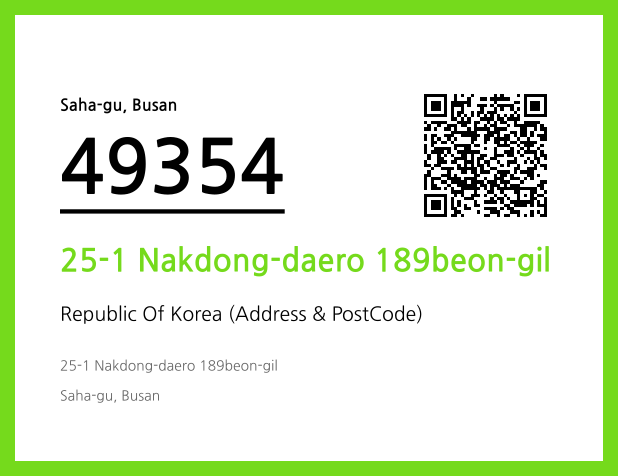 CC BY 4.0 Address and Postal Code QR Code Image (CC BY 4.0)
