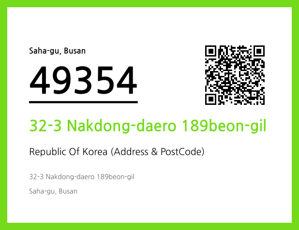 CC BY 4.0 Address and Postal Code QR Code Image (CC BY 4.0)