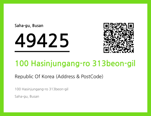 Address and Postal Code QR Code Image (CC BY 4.0)