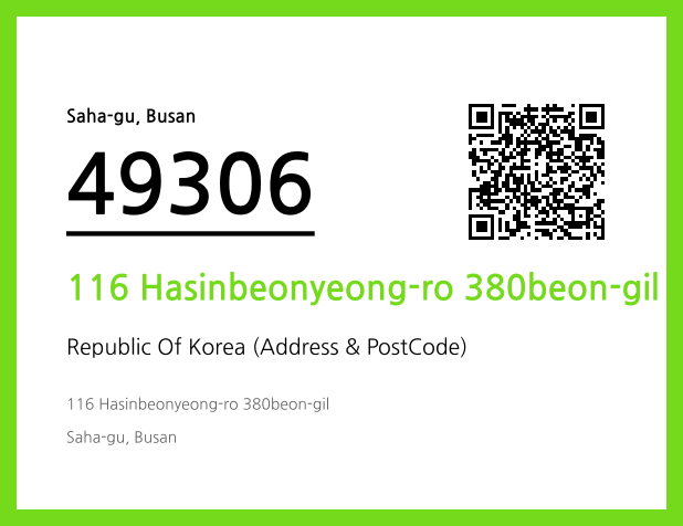 CC BY 4.0 Address and Postal Code QR Code Image (CC BY 4.0)