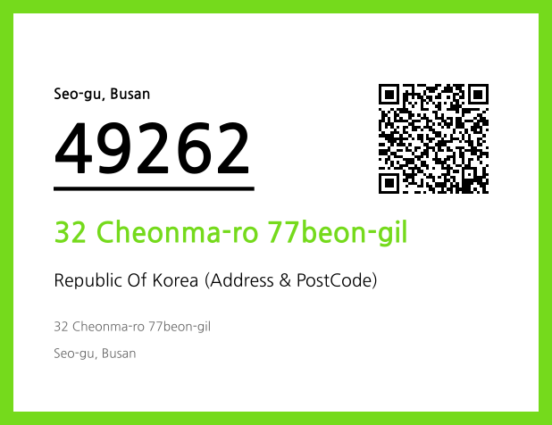 CC BY 4.0 Address and Postal Code QR Code Image (CC BY 4.0)