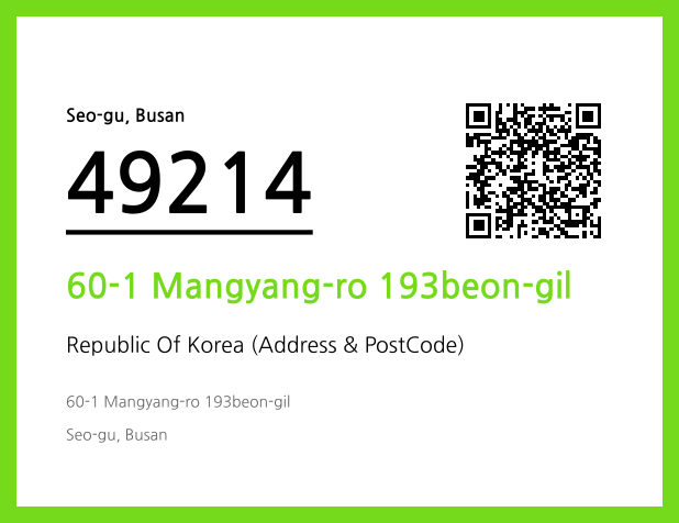 CC BY 4.0 Address and Postal Code QR Code Image (CC BY 4.0)