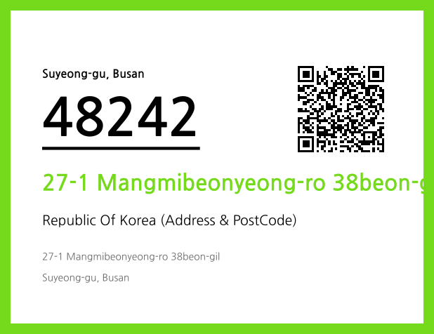 CC BY 4.0 Address and Postal Code QR Code Image (CC BY 4.0)