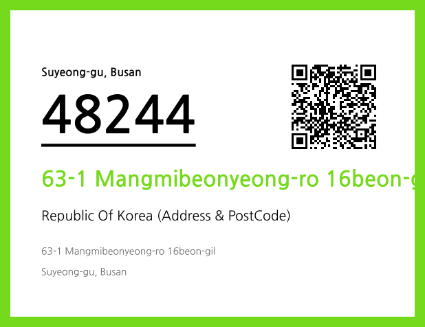 CC BY 4.0 Address and Postal Code QR Code Image (CC BY 4.0)