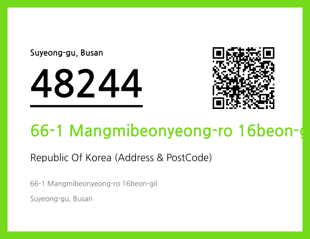 CC BY 4.0 Address and Postal Code QR Code Image (CC BY 4.0)