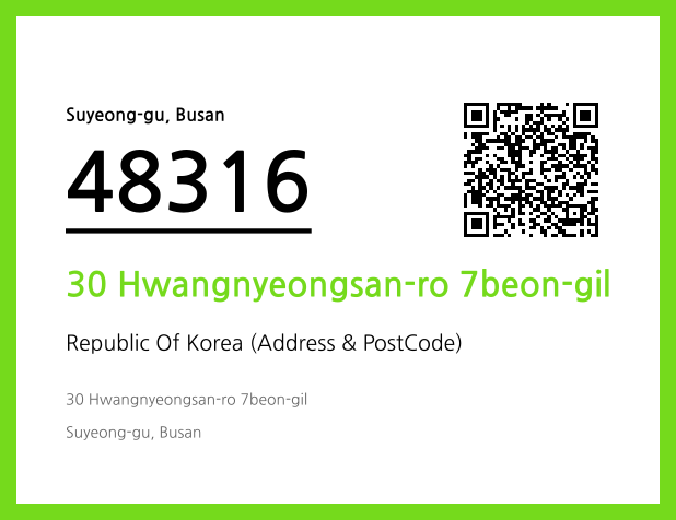 CC BY 4.0 Address and Postal Code QR Code Image (CC BY 4.0)