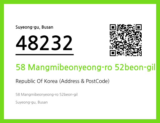 CC BY 4.0 Address and Postal Code QR Code Image (CC BY 4.0)