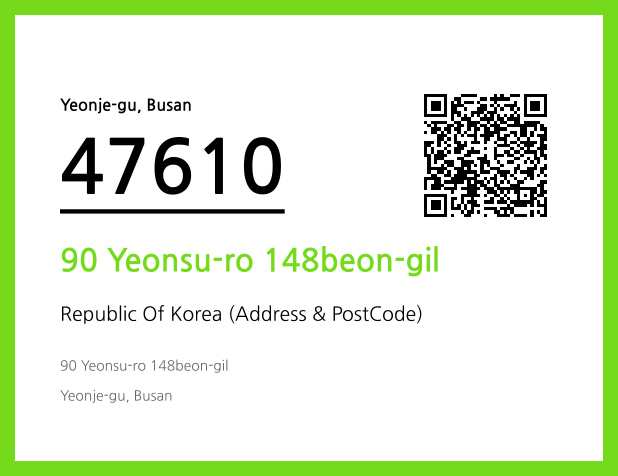CC BY 4.0 Address and Postal Code QR Code Image (CC BY 4.0)