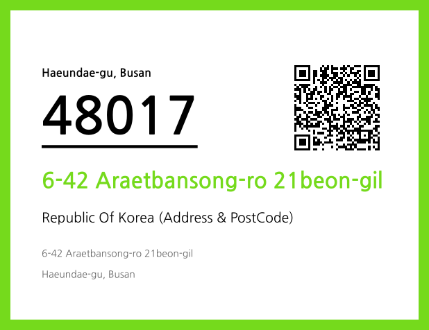 CC BY 4.0 Address and Postal Code QR Code Image (CC BY 4.0)