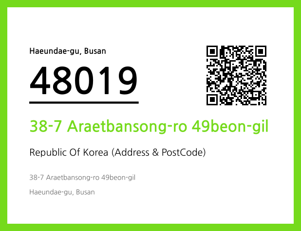 CC BY 4.0 Address and Postal Code QR Code Image (CC BY 4.0)