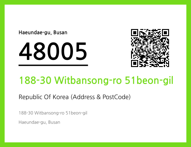 CC BY 4.0 Address and Postal Code QR Code Image (CC BY 4.0)