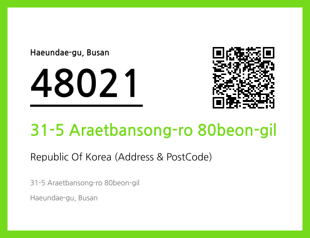 CC BY 4.0 Address and Postal Code QR Code Image (CC BY 4.0)