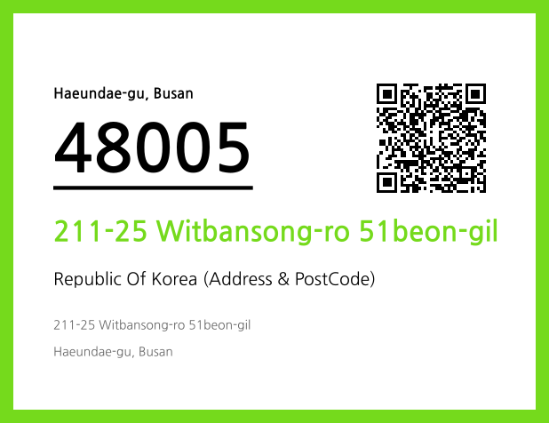 CC BY 4.0 Address and Postal Code QR Code Image (CC BY 4.0)