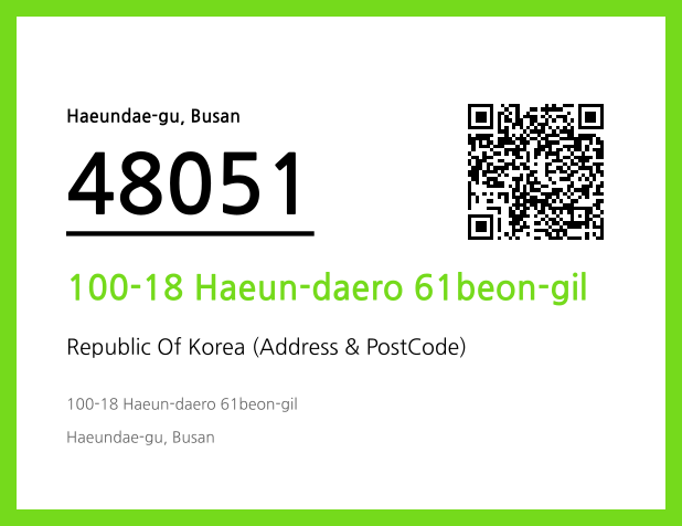 CC BY 4.0 Address and Postal Code QR Code Image (CC BY 4.0)