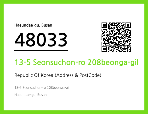 CC BY 4.0 Address and Postal Code QR Code Image (CC BY 4.0)