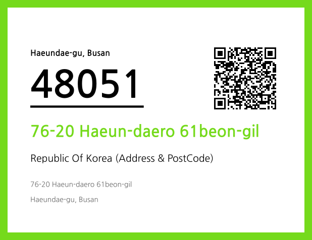 CC BY 4.0 Address and Postal Code QR Code Image (CC BY 4.0)