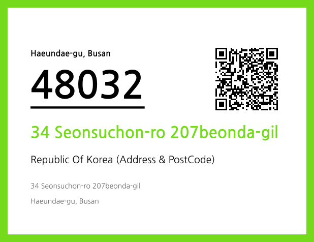 CC BY 4.0 Address and Postal Code QR Code Image (CC BY 4.0)
