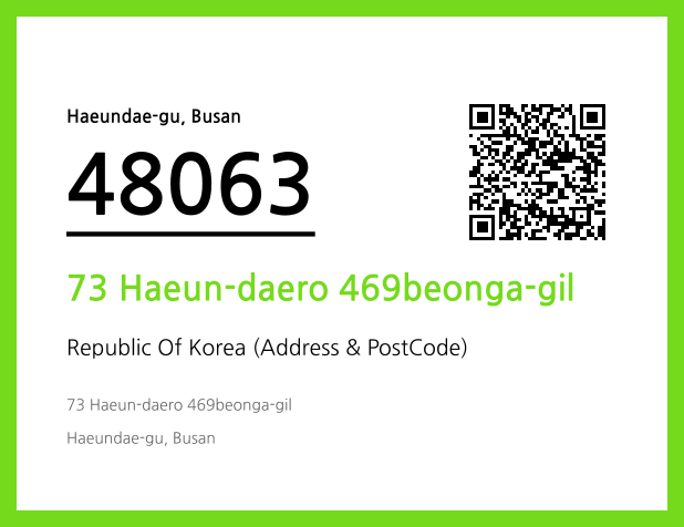 CC BY 4.0 Address and Postal Code QR Code Image (CC BY 4.0)