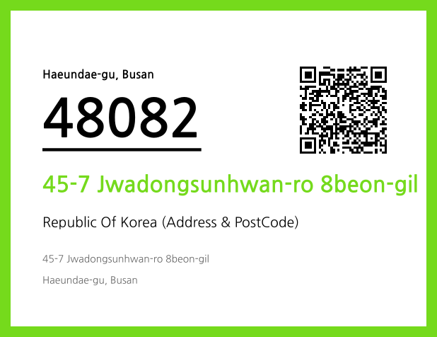 CC BY 4.0 Address and Postal Code QR Code Image (CC BY 4.0)
