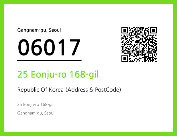 CC BY 4.0 Address and Postal Code QR Code Image (CC BY 4.0)