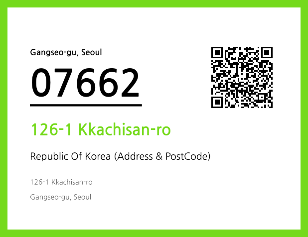 CC BY 4.0 Address and Postal Code QR Code Image (CC BY 4.0)