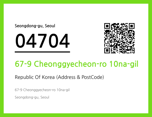 CC BY 4.0 Address and Postal Code QR Code Image (CC BY 4.0)