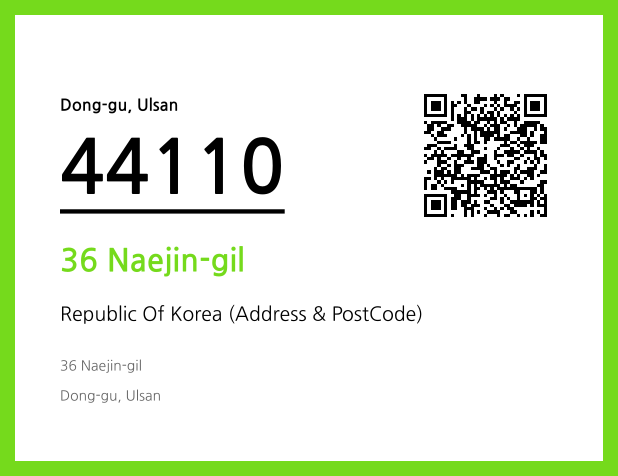 CC BY 4.0 Address and Postal Code QR Code Image (CC BY 4.0)