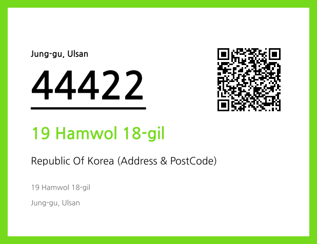 CC BY 4.0 Address and Postal Code QR Code Image (CC BY 4.0)