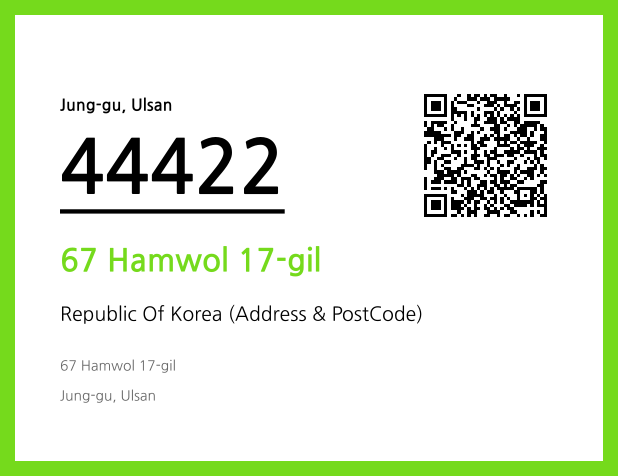 CC BY 4.0 Address and Postal Code QR Code Image (CC BY 4.0)