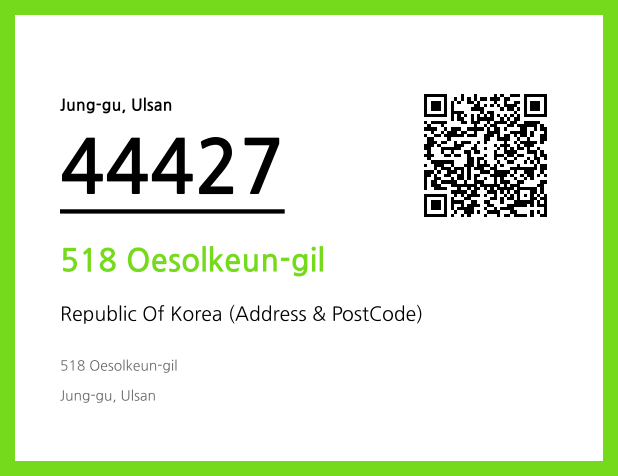 CC BY 4.0 Address and Postal Code QR Code Image (CC BY 4.0)