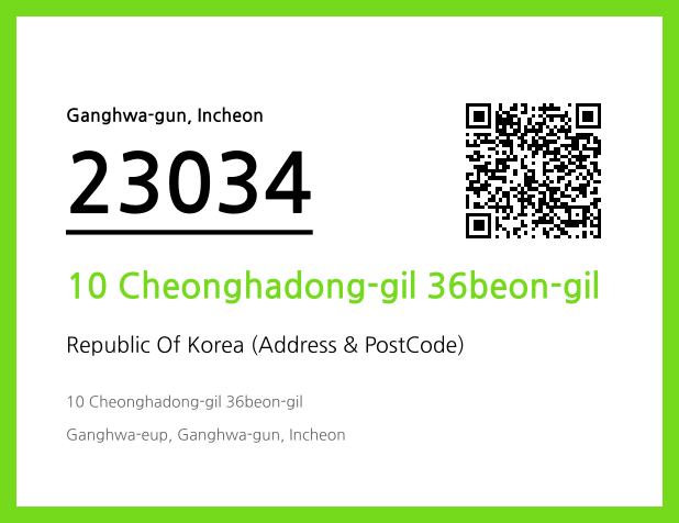 CC BY 4.0 Address and Postal Code QR Code Image (CC BY 4.0)