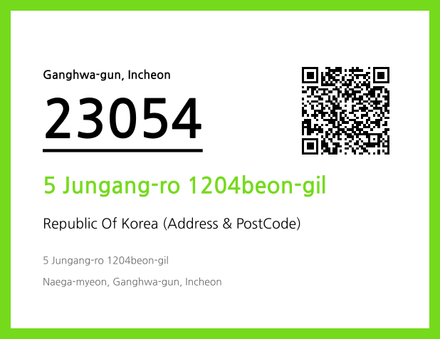 CC BY 4.0 Address and Postal Code QR Code Image (CC BY 4.0)
