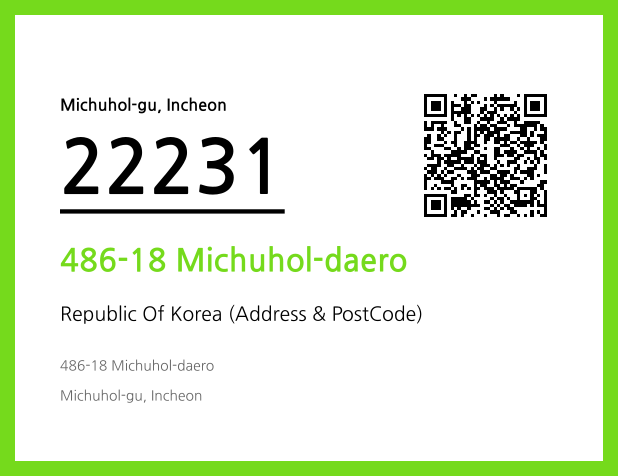 CC BY 4.0 Address and Postal Code QR Code Image (CC BY 4.0)