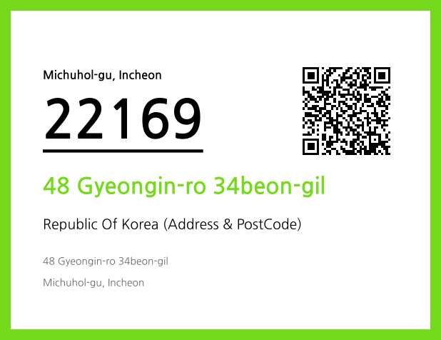 CC BY 4.0 Address and Postal Code QR Code Image (CC BY 4.0)